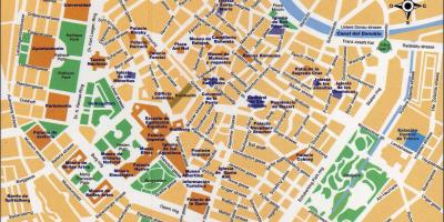 Peta jalan pusat kota Wina