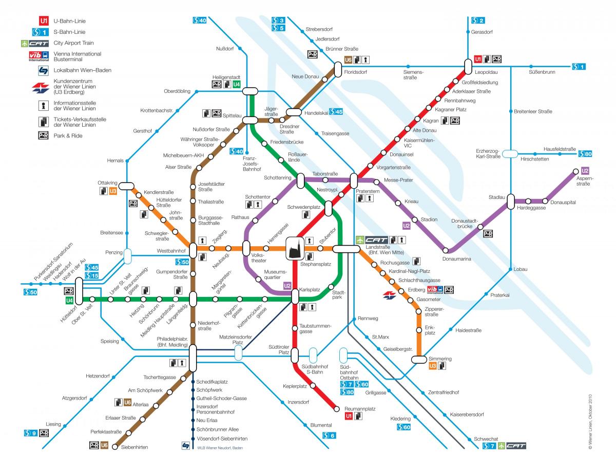 Wina Austria peta kereta bawah tanah