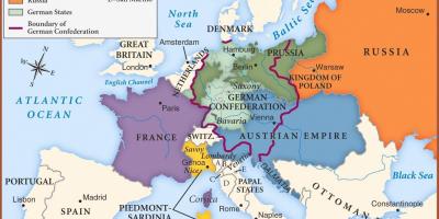 Peta dari Wina di eropa