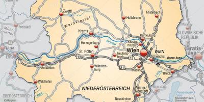 Peta dari schwechat 
