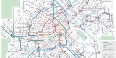 Peta Wina sistem transportasi umum